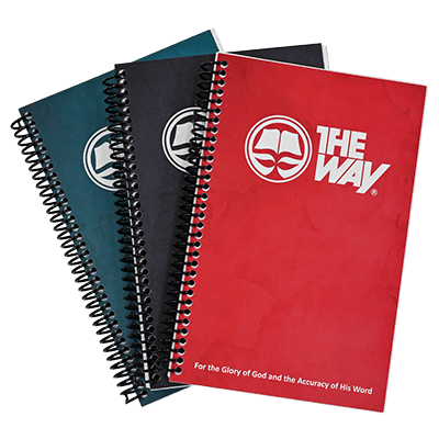 The Way Notebook Three Colors