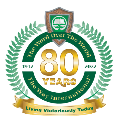 The Way International 80th Anniversary logo