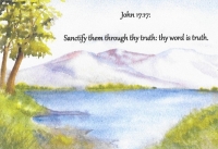 Pinterest card: John 17:17